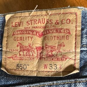 Levi's Classic Blue Jean Shorts